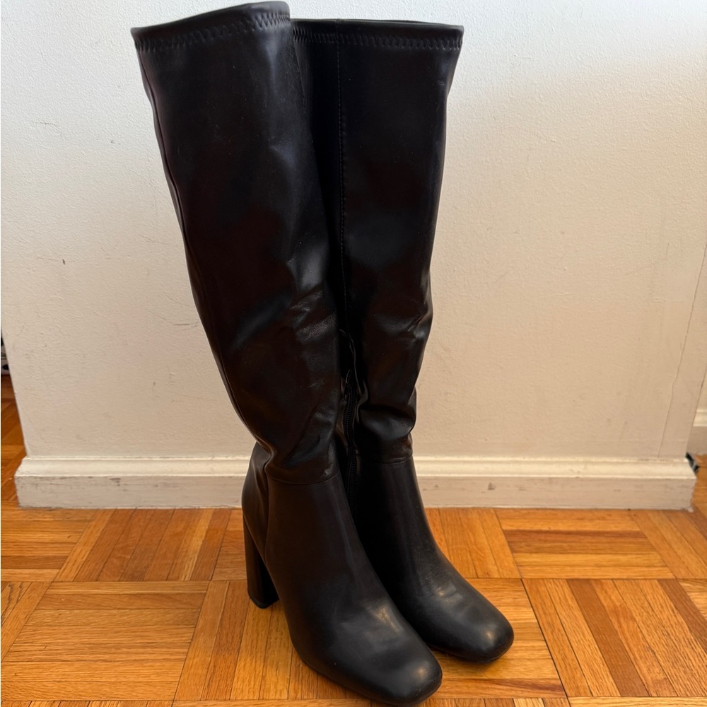 Madden Girl Black Over the Knee Boots